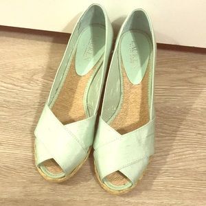 NWOT Mint Cecilia Wedges - Lauren By Ralph Lauren